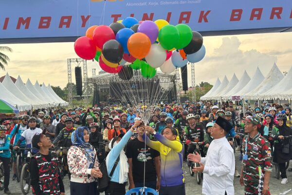Semangat Fun Bike HUT Laskar Merah Putih Tanah Bumbu Perkuat Karakter Bangsa